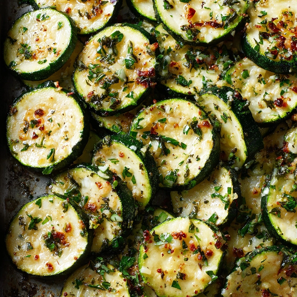 Roasted Garlic and Herb Zucchini Recipe - Recipe Image