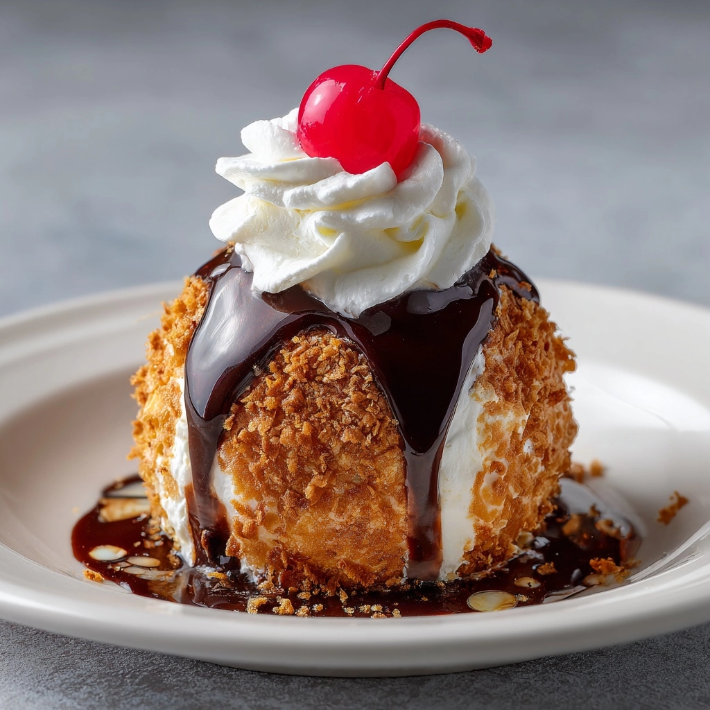 Homemade Fried Ice Cream Recipe - Recipe Image