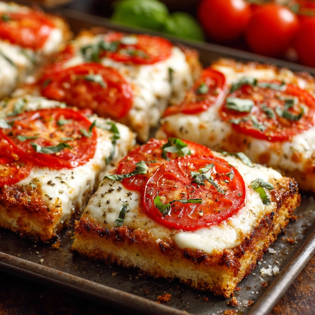 Crescent Roll Tomato-Basil Squares Recipe - Recipe Image