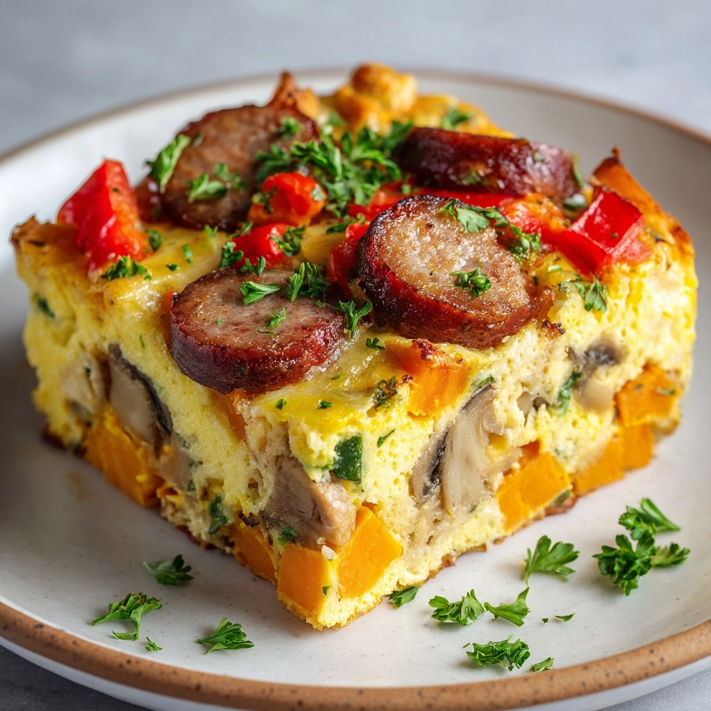 Sweet Potato Hashbrown Breakfast Casserole Recipe - Recipe Image