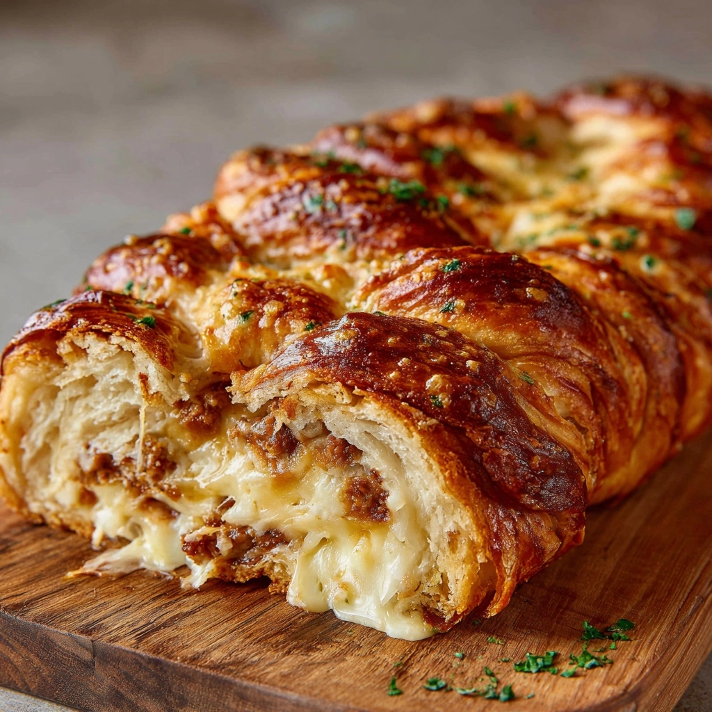 Philly Cheesesteak Stromboli Recipe - Recipe Image