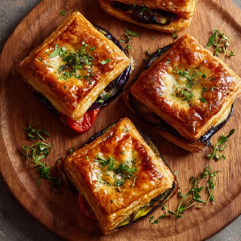 Ratatouille Hand Pies with Eggplant, Heirloom Tomato, & Cornmeal Crust Recipe