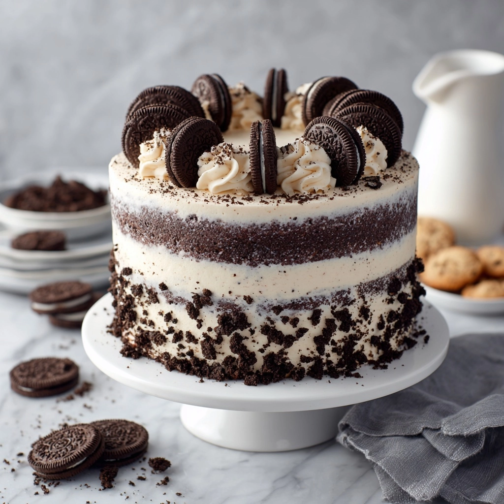 Cookies and Cream Cake Recipe - Recipe Image
