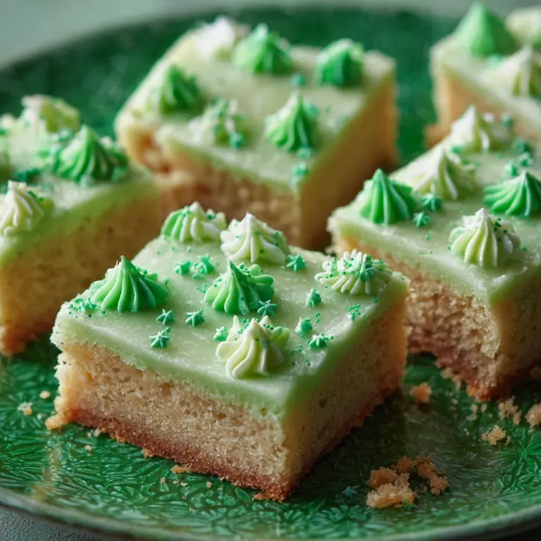 Green Sugar Cookie Bars Recipe