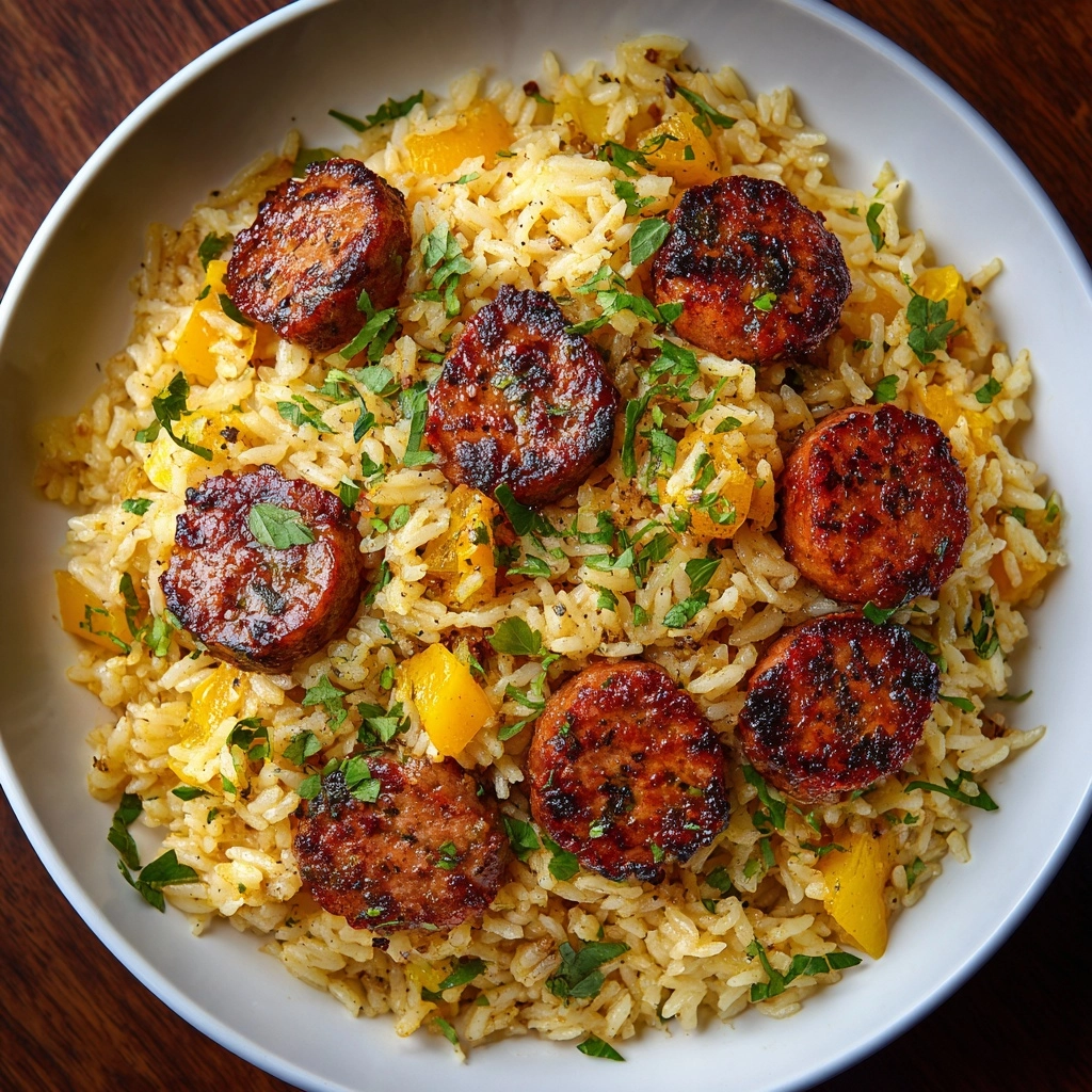 Sausage and Rice Recipe - Recipe Image