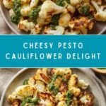 Parmesan Pesto Roasted Cauliflower Recipe