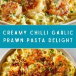 Mouthwatering Creamy Chilli Garlic Prawn Pasta Recipe