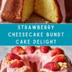 Strawberry Cheesecake Bundt Cake Recipe