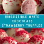 White Chocolate Strawberry Truffles Recipe