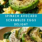 Scrambled Eggs with Spinach and Avocado Recipe