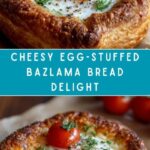 Egg & Cheese Stuffed Bazlama Bread Recipe