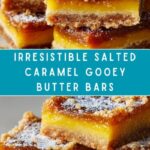 Salted Caramel Gooey Butter Bars Recipe