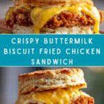 Buttermilk Biscuit Fried Chicken Sandwich Recipe