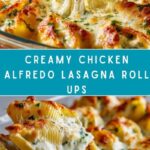 Chicken Alfredo Lasagna Roll Ups Recipe
