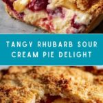 Rhubarb Sour Cream Pie Recipe