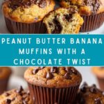 Flourless Peanut Butter Banana Muffins Recipe