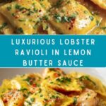 Lobster Ravioli and Lobster in a Zesty Lemon Butter Sauce Recipe