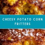 Crispy Cheddar Corn Potato Fritters Recipe