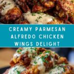 Creamy Parmesan Alfredo Chicken Wings Recipe