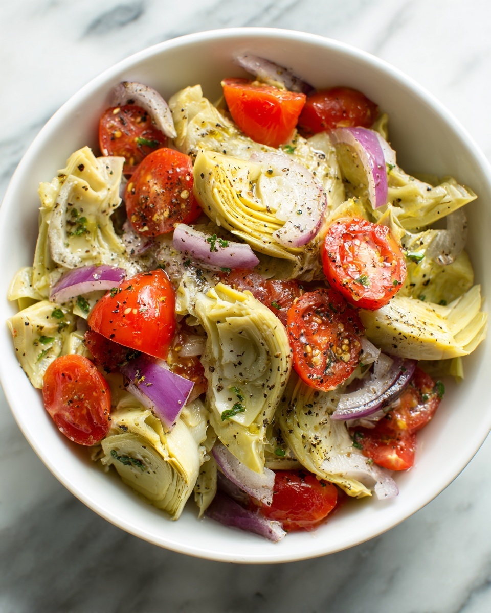 Mediterranean Artichoke Salad Recipe - Recipe Image
