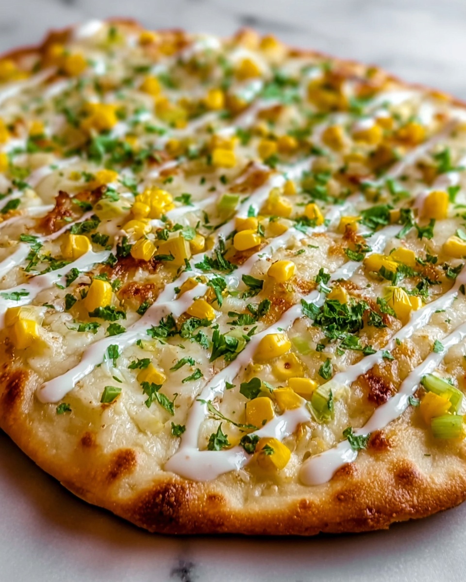 Elote-Style Flatbread Recipe - Recipe Image