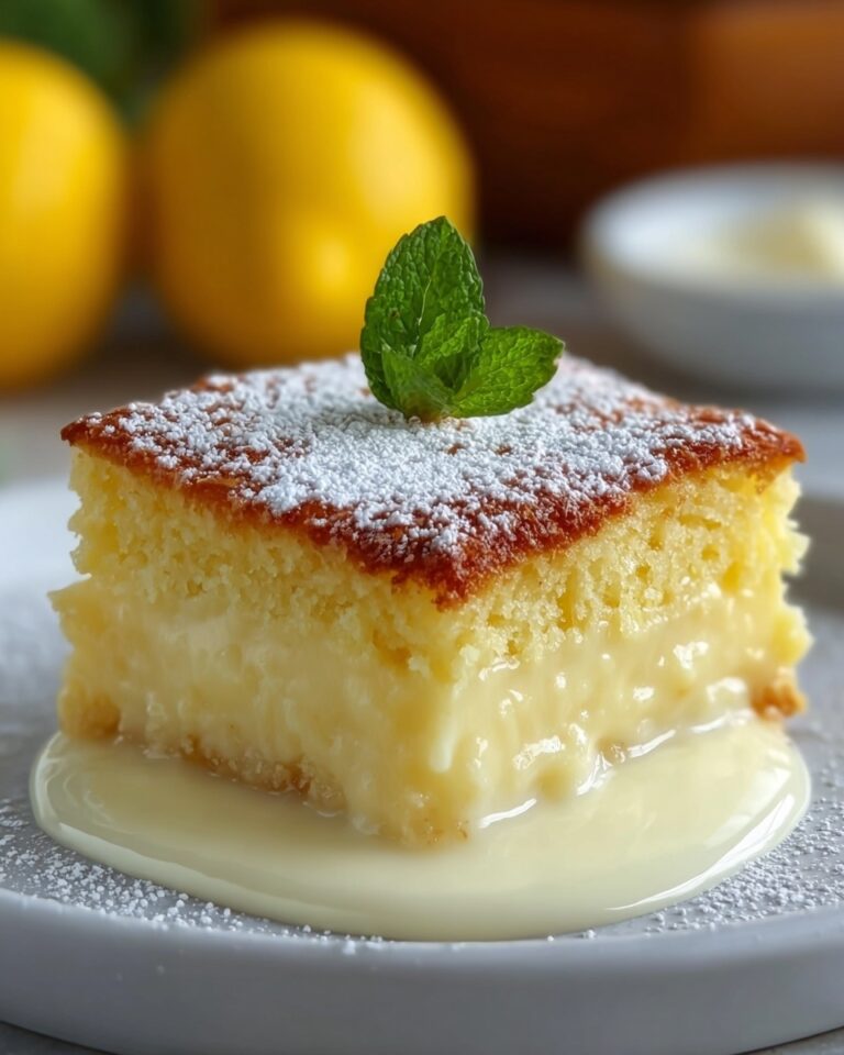 Lemon Custard Cake Recipe