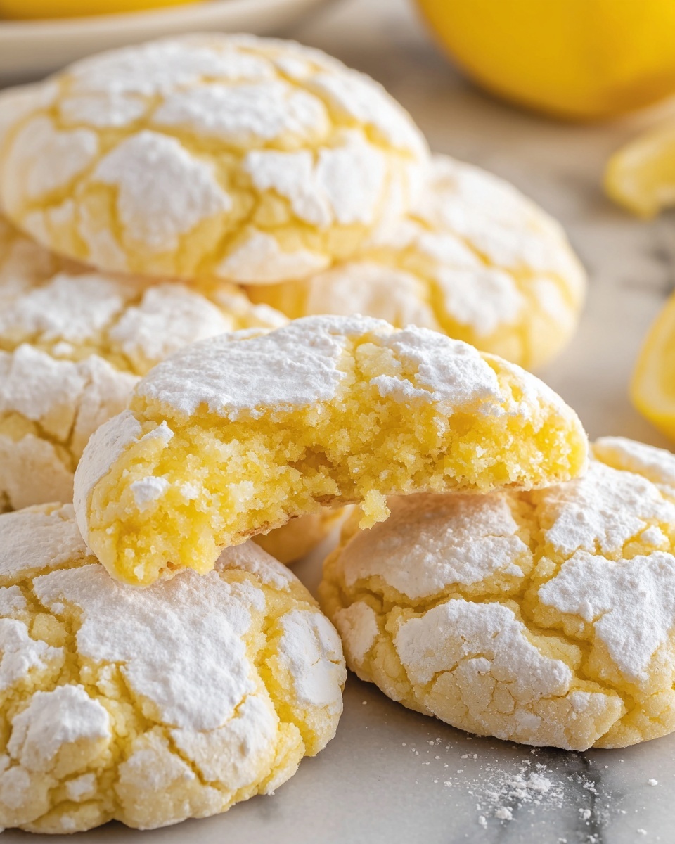 Lemon Crinkle Cookies Recipe - Recipe Image
