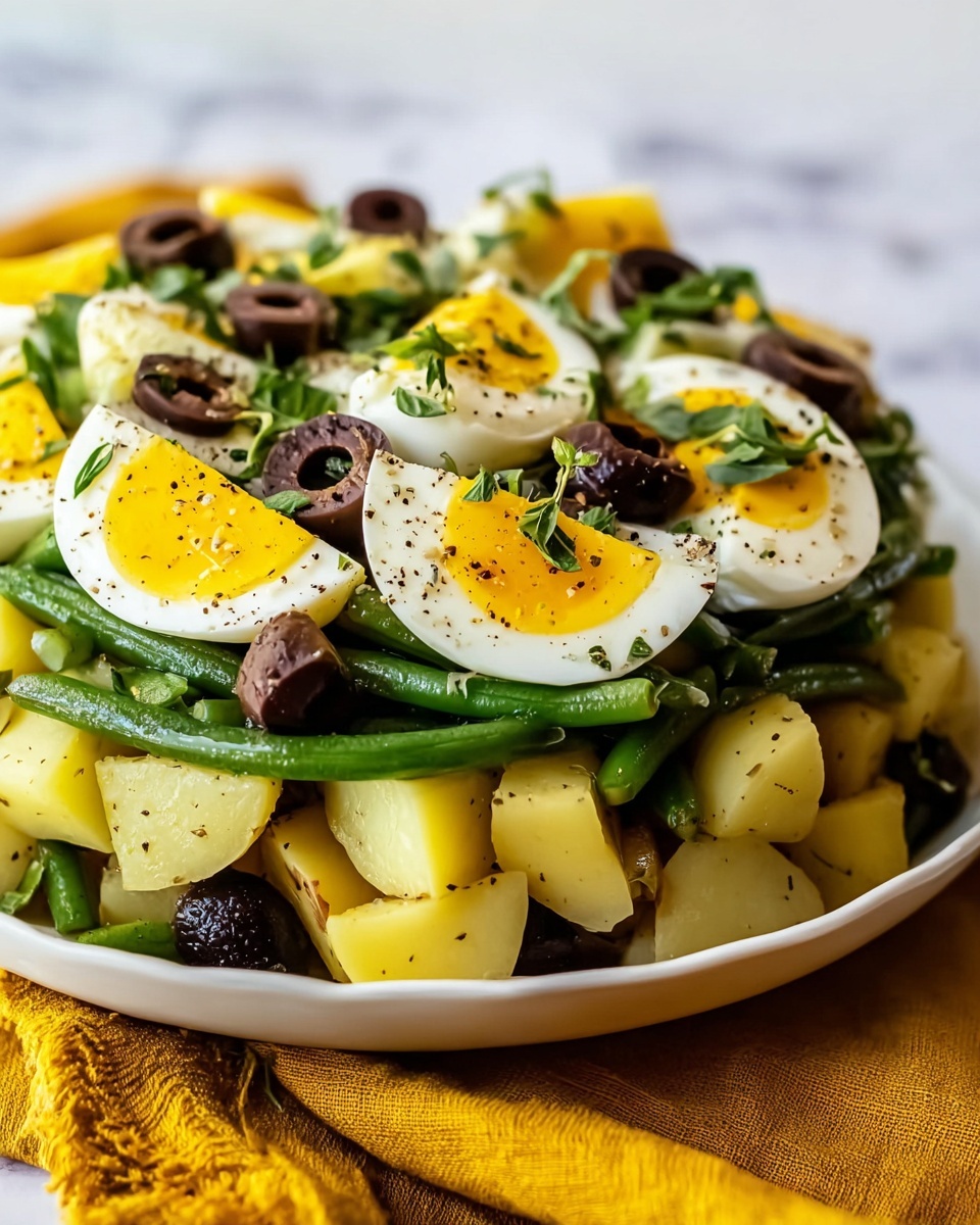 French-Style Potato and Green Bean Salad Recipe - Recipe Image