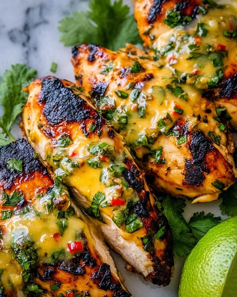 Grilled Salsa Verde Pepper Jack Chicken Recipe