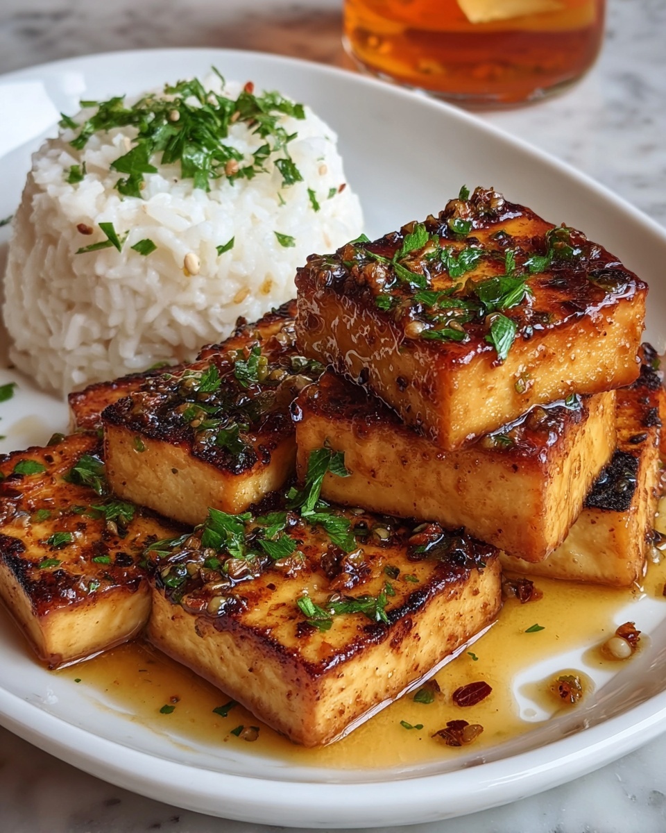 Garlic Herb Butter Tofu Recipe - Recipe Image