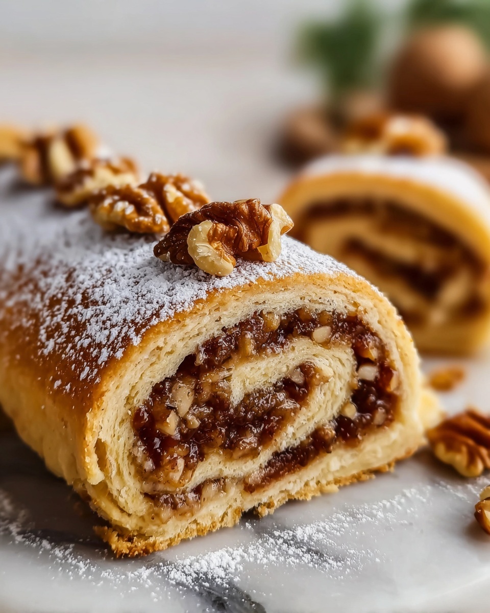 Italian Nut Roll Cookies Recipe - Recipe Image
