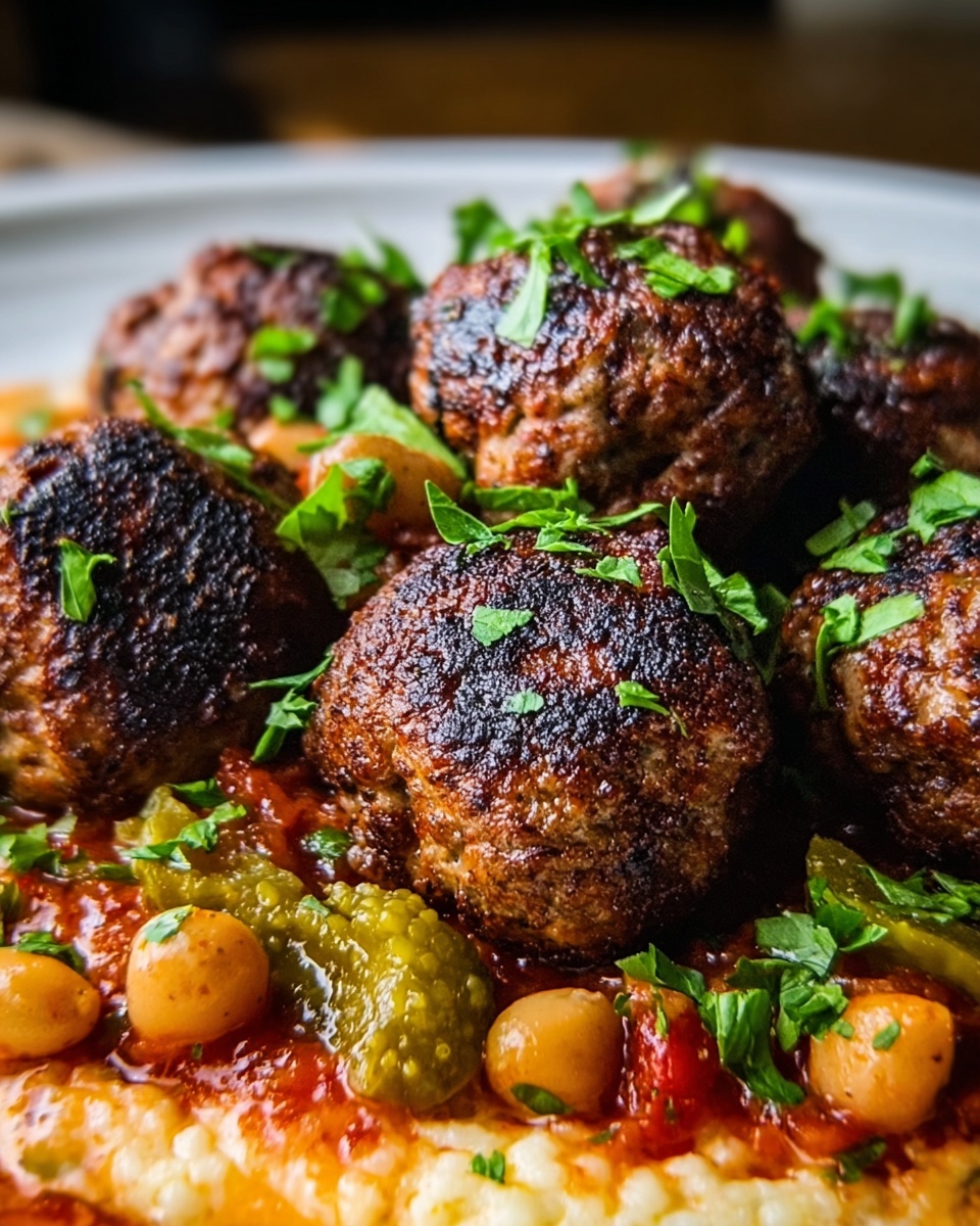 Moroccan Meatballs in Spiced Tomato Sauce Recipe - Recipe Image