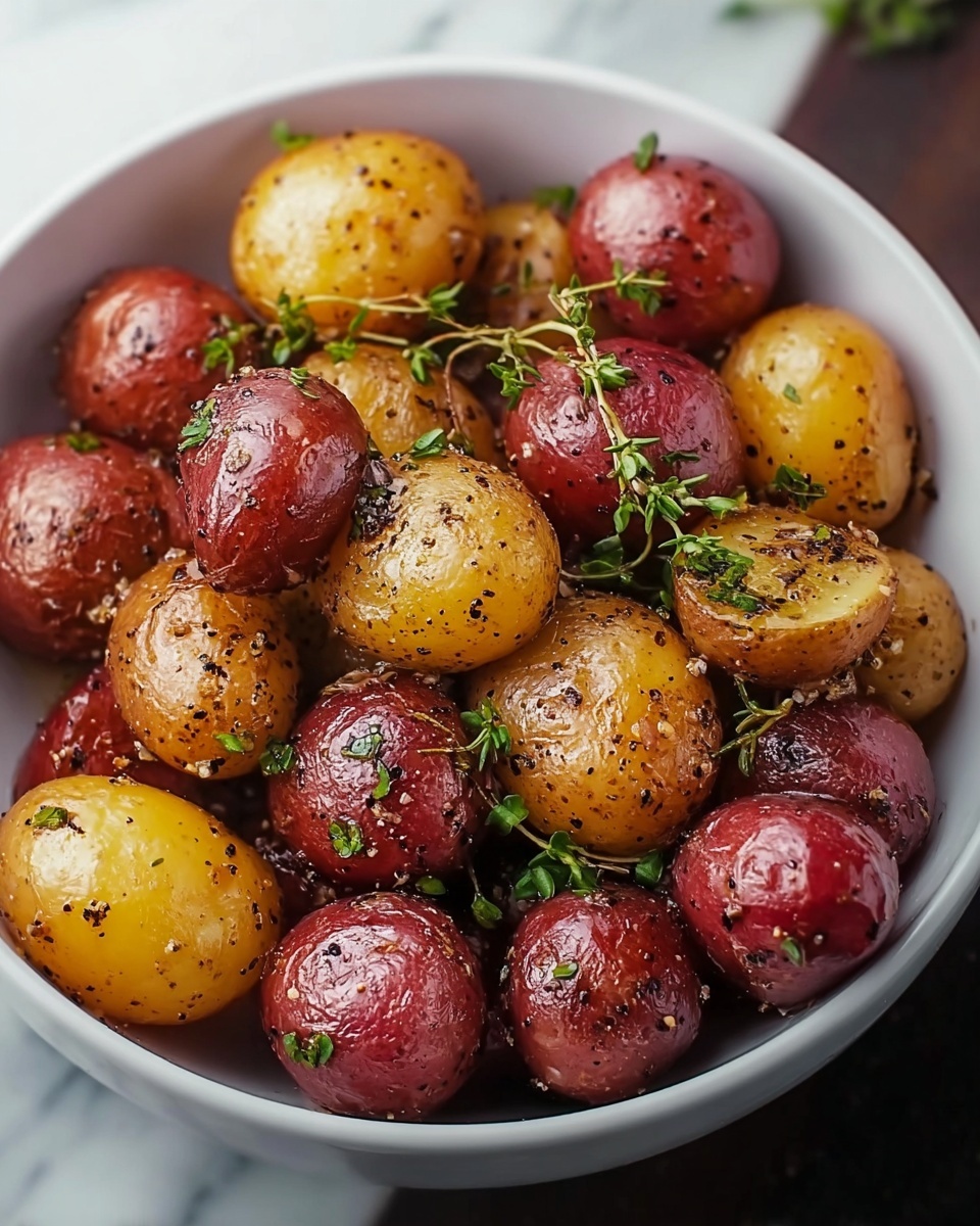 Roasted Tiny Red Potatoes with Garlic and Parsley Recipe - Recipe Image
