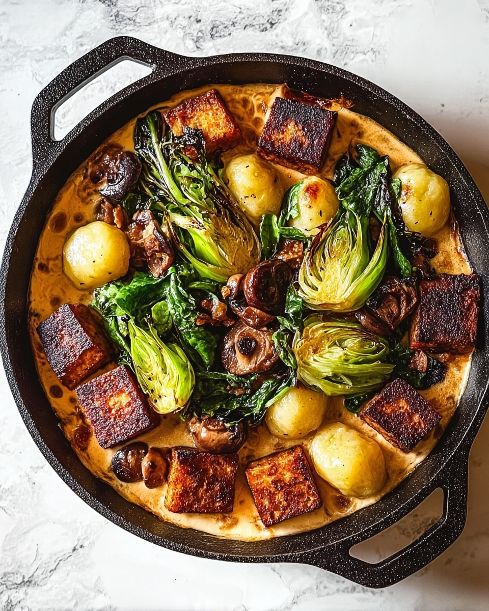 Baked Gnocchi with Sprouts and Leeks Recipe - Recipe Image