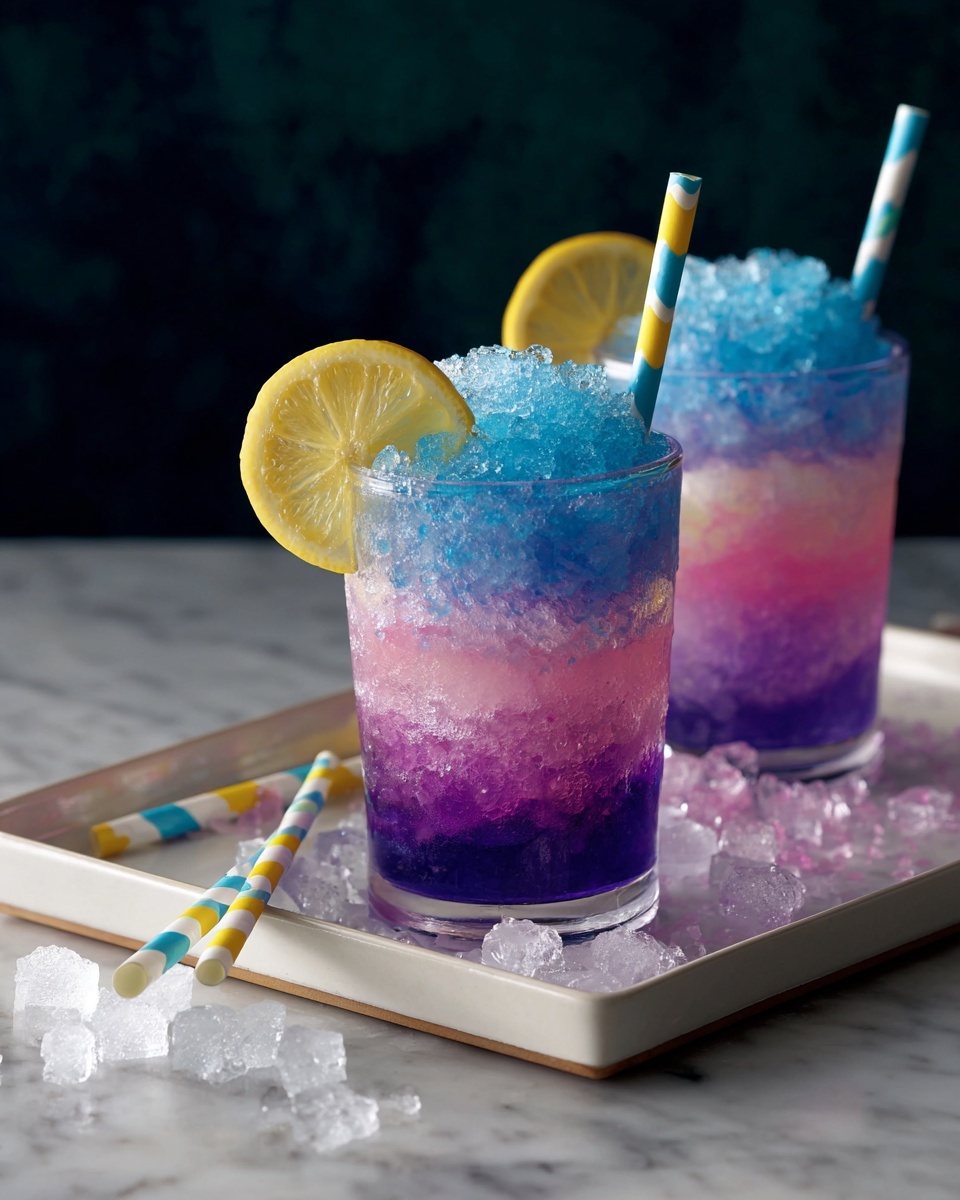 Galaxy Lemonade Slushie Recipe - Recipe Image