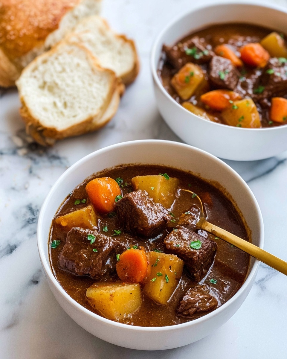 Hearty Beef Stew with Red Wine and Root Vegetables Recipe - Recipe Image