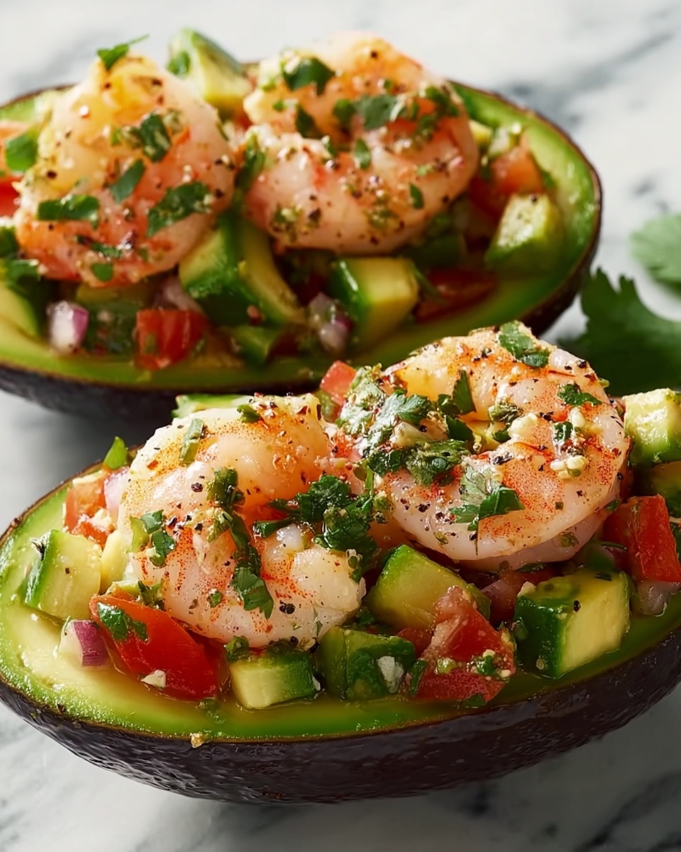 Shrimp Stuffed Avocados Recipe - Recipe Image