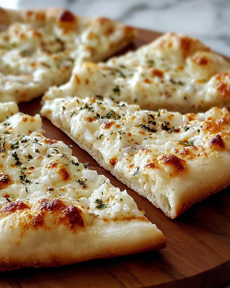 White Garlic Pizza Recipe - Recipe Image