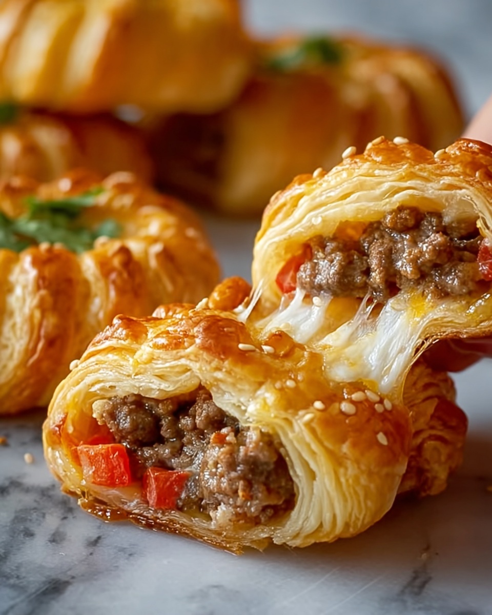 Rotel Sausage and Cream Cheese Crescents Recipe - Recipe Image