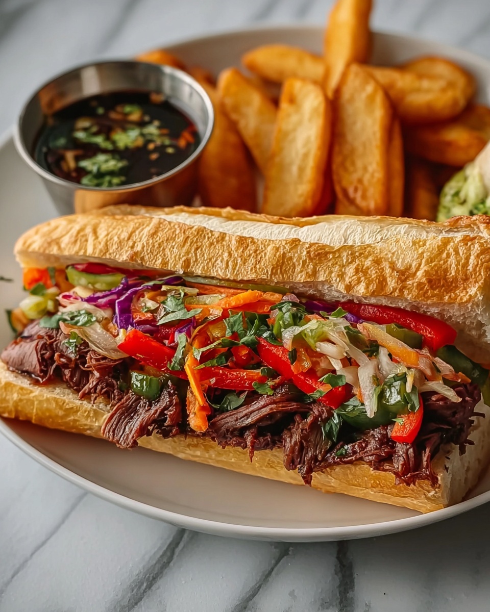 Homemade Chicago Italian Beef Sandwich Recipe - Recipe Image