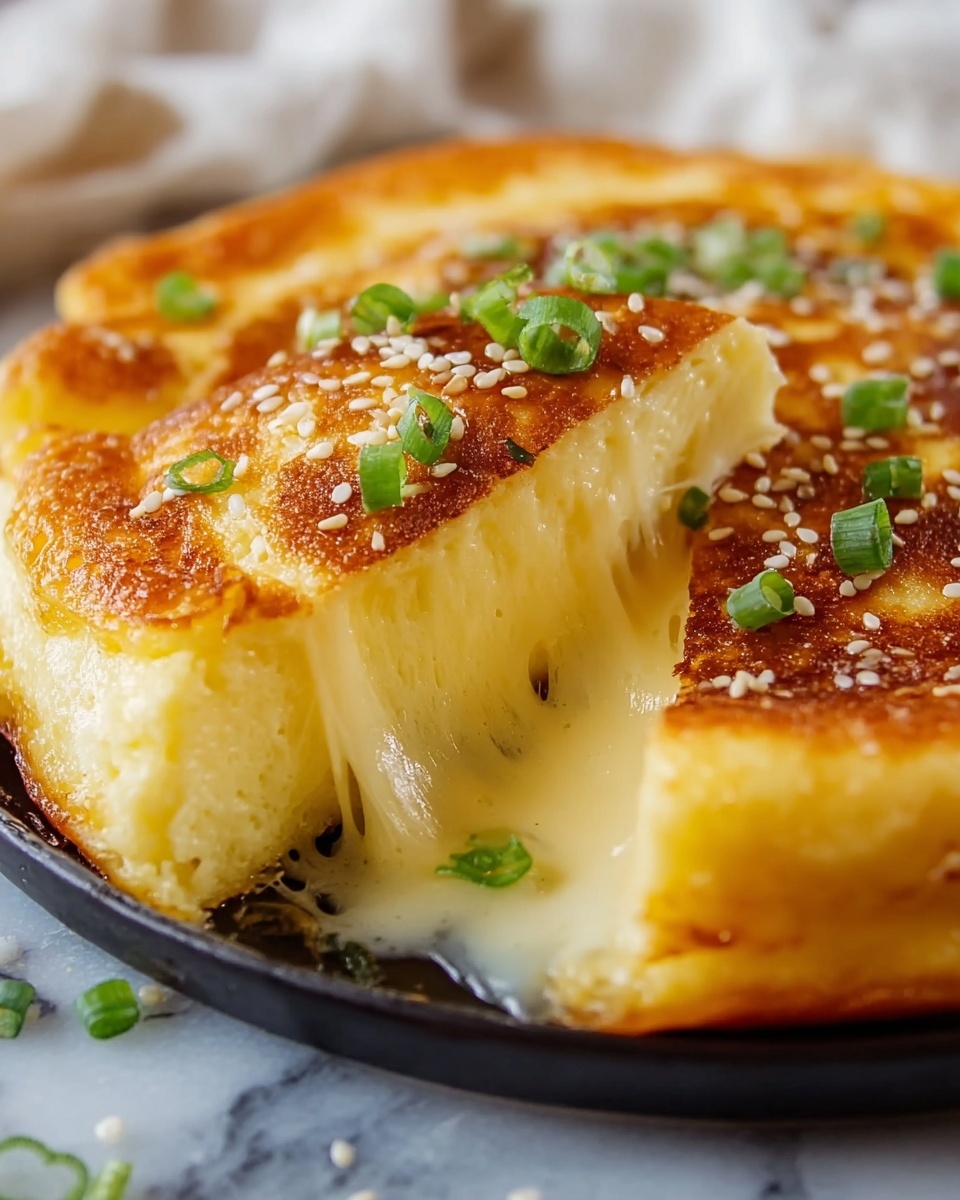 Korean Cheese Pancakes Recipe - Recipe Image
