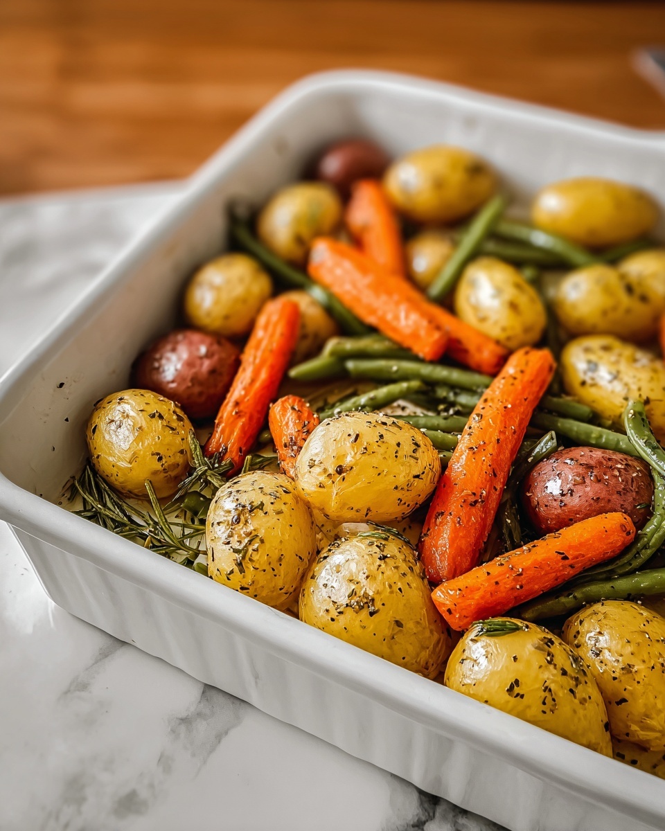 Garlic Herb Roasted Vegetables Recipe - Recipe Image