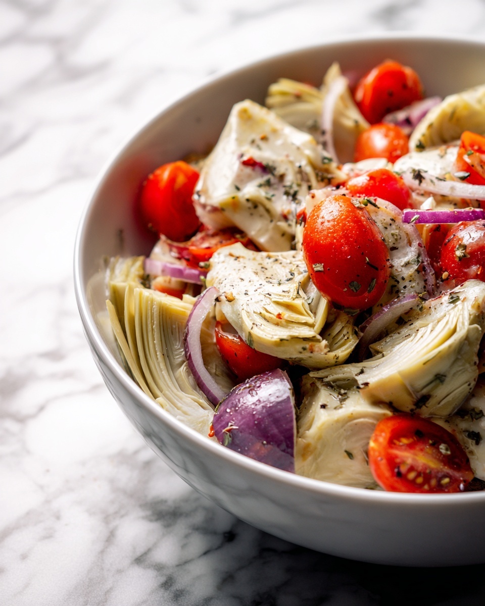 Mediterranean Artichoke Salad Recipe - Recipe Image