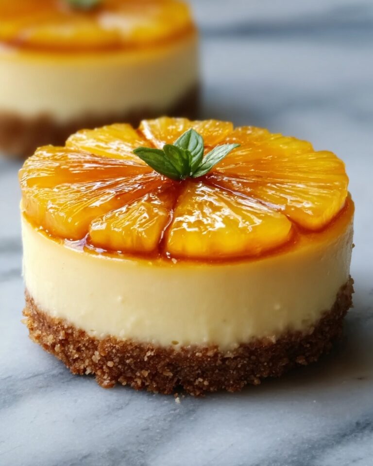 Mini Pineapple Upside Down Cheesecakes Recipe