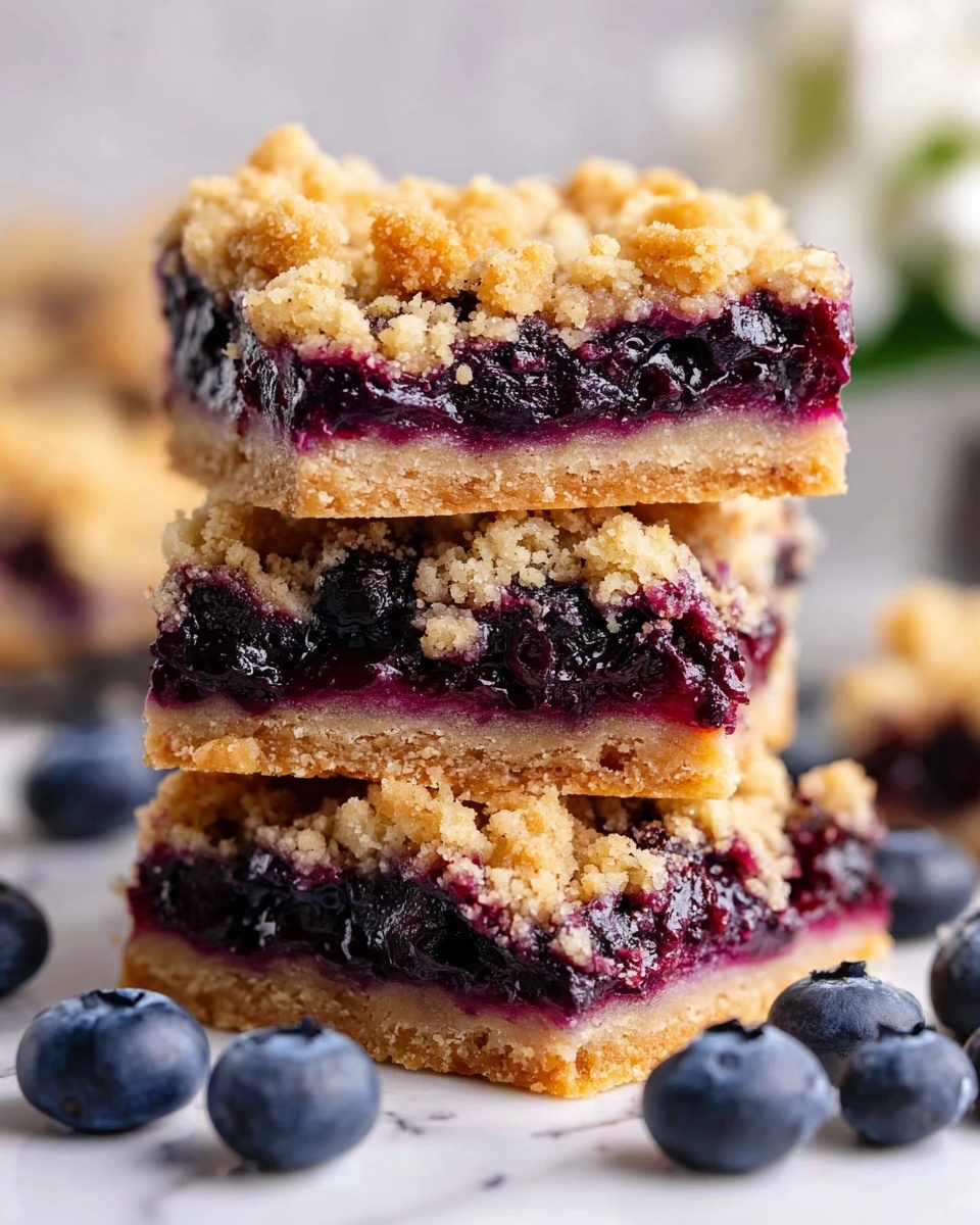 Triple Berry Cobbler Bars Recipe - Recipe Image