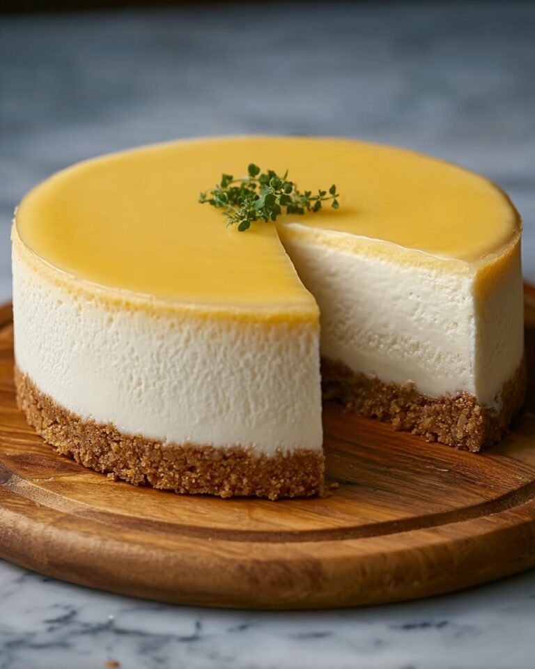 Tall and Creamy New York Cheesecake Recipe
