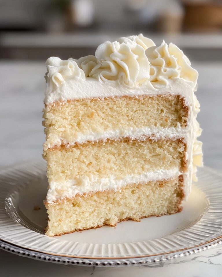 Moist White Velvet Cake Recipe