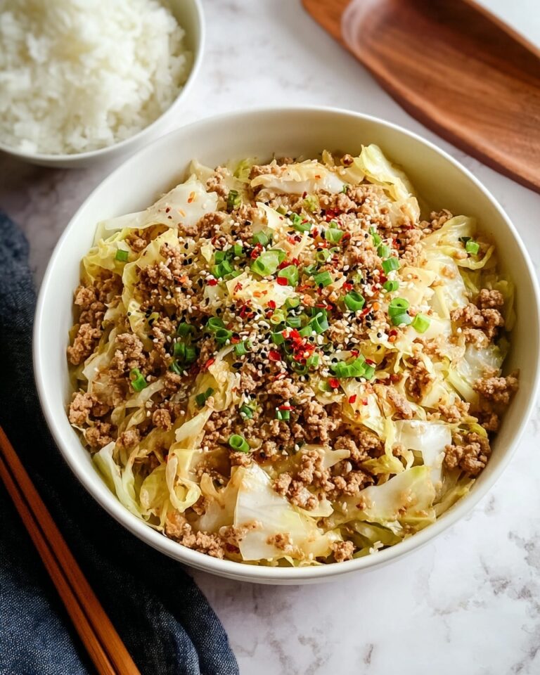 Ground Beef and Cabbage Stir Fry Recipe