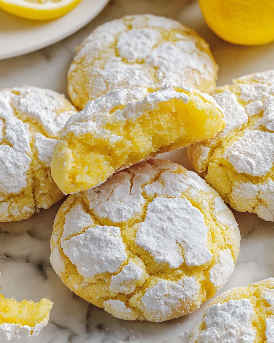 Lemon Crinkle Cookies Recipe - Recipe Image