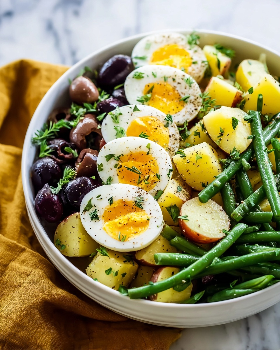 French-Style Potato and Green Bean Salad Recipe - Recipe Image